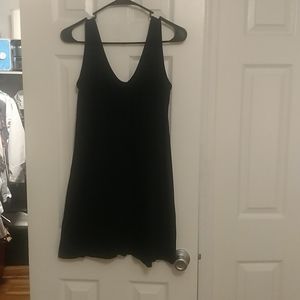Black cotton dress